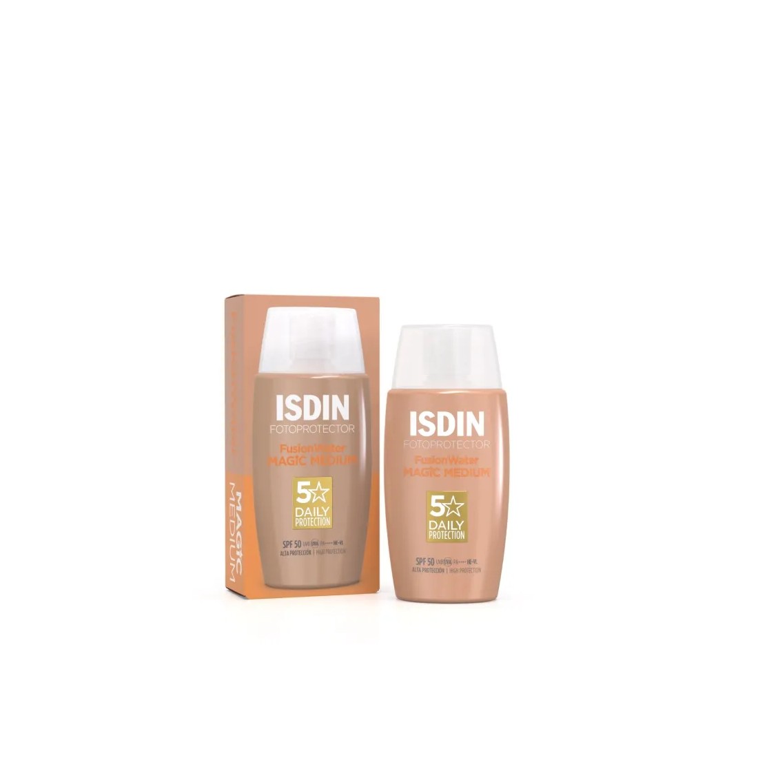 Isdin Fusion Water Magic Color Medium SPF50+ 50 Ml