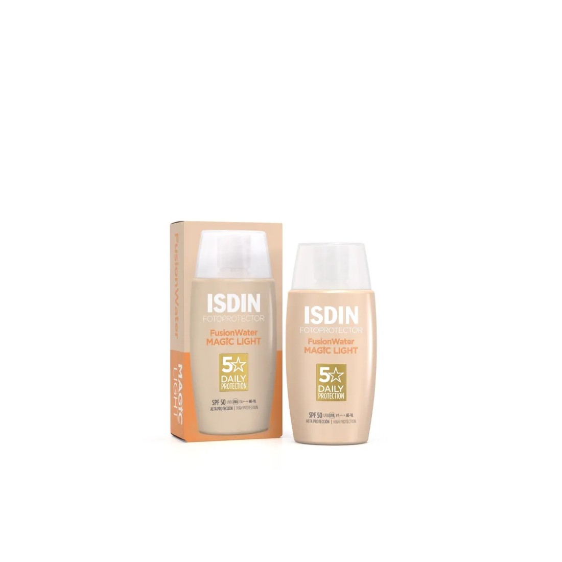 Isdin Fusion Water Magic Color Light SPF50+ 50 Ml