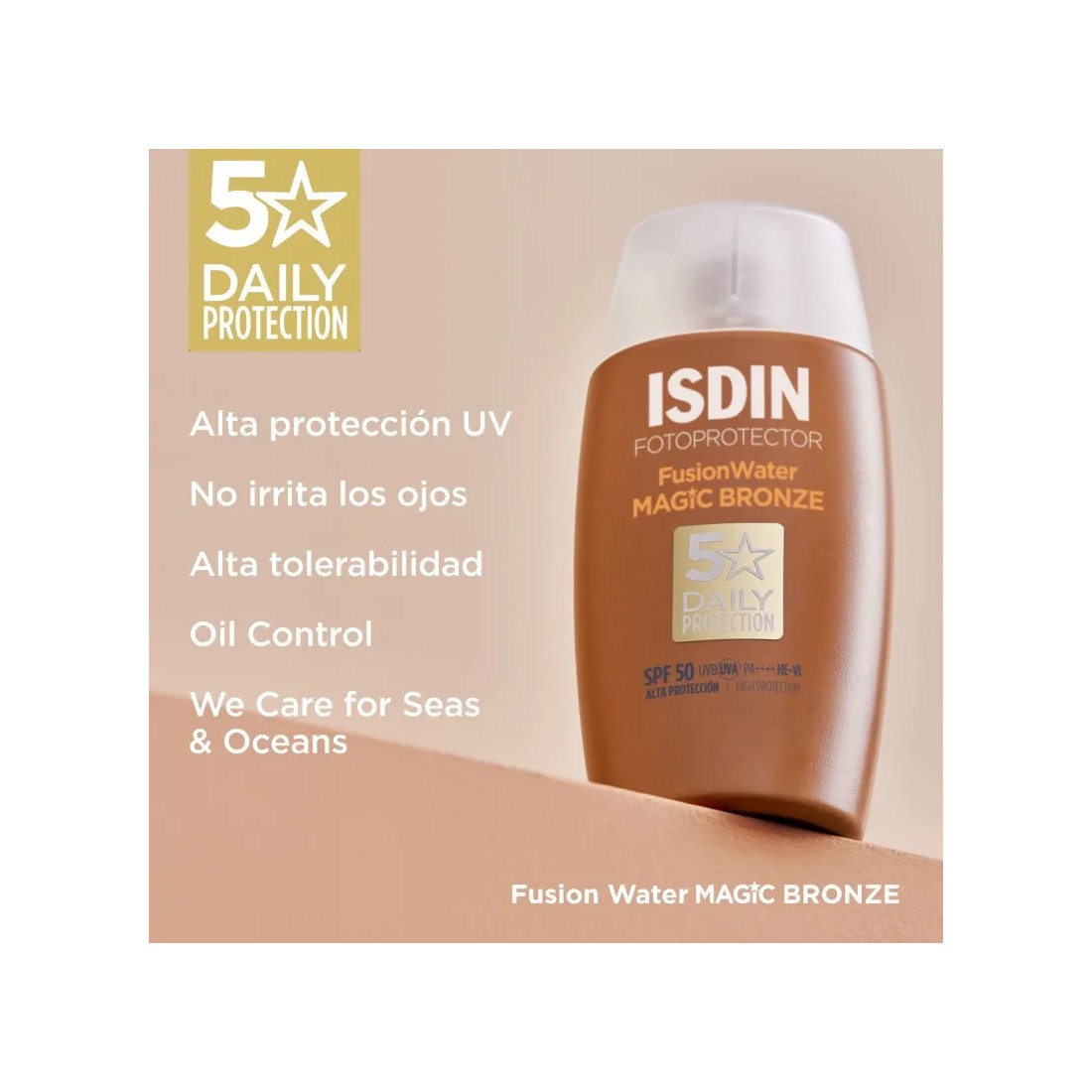 Isdin Fusion Water Magic Color Bronze SPF50+ 50 Ml