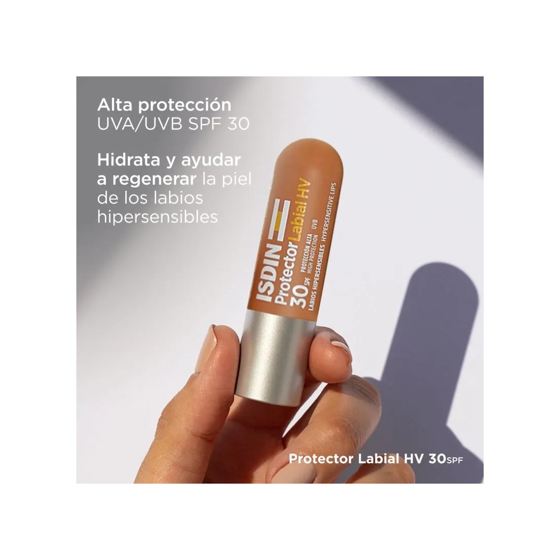 Isdin Protector Labial HV SPF30 4 gr beneficios