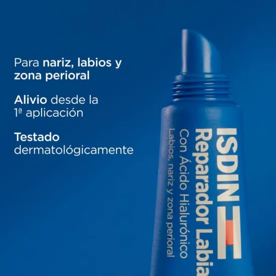 Isdin Reparador Labial Fluido Con Ácido Hialurónico 10 Ml ventajas