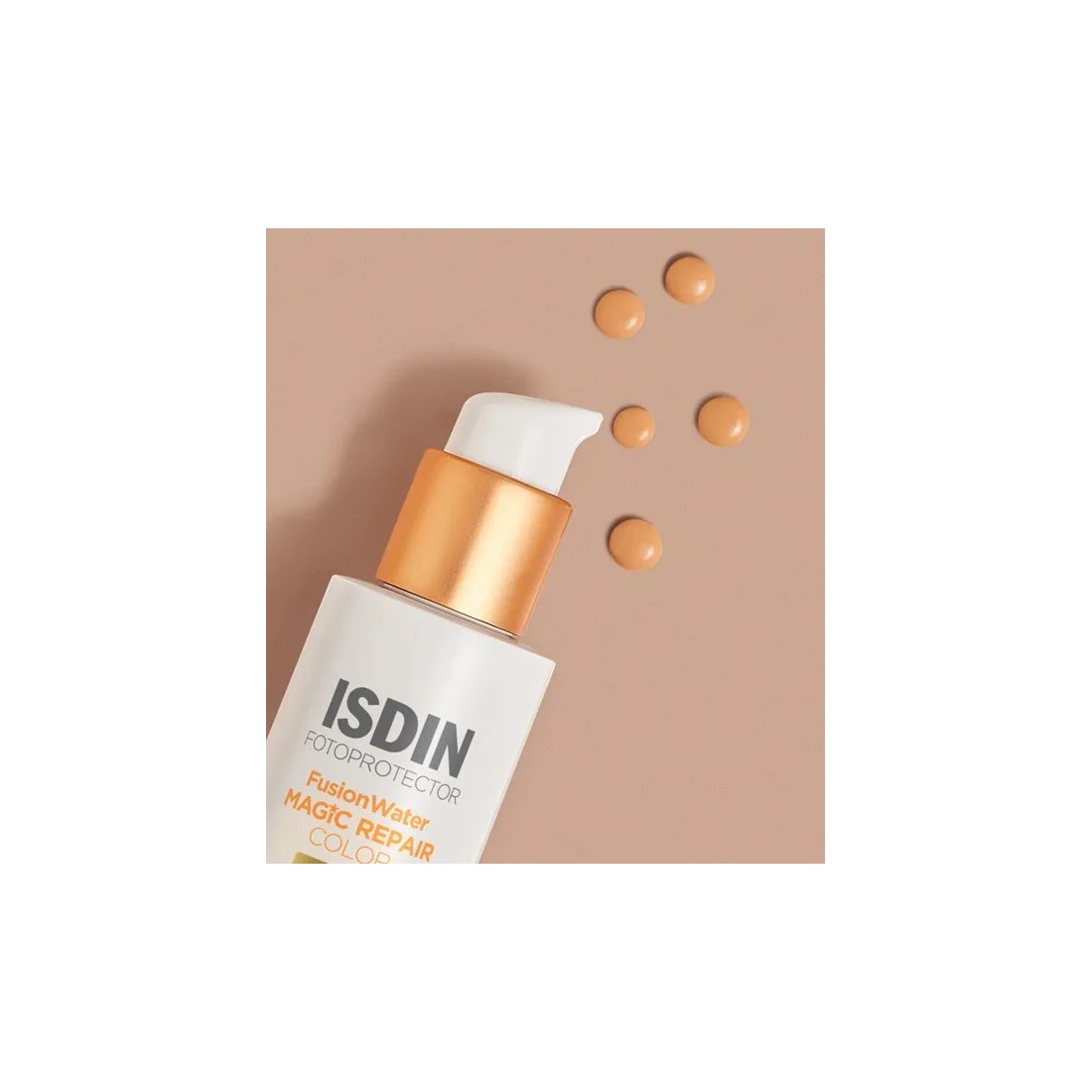 Isdin Fotoultra Age Repair Color Fusion Water Spf50 textura