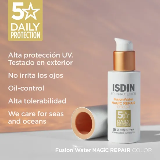 Isdin Fotoultra Age Repair Color Fusion Water Spf50 caracteristicas
