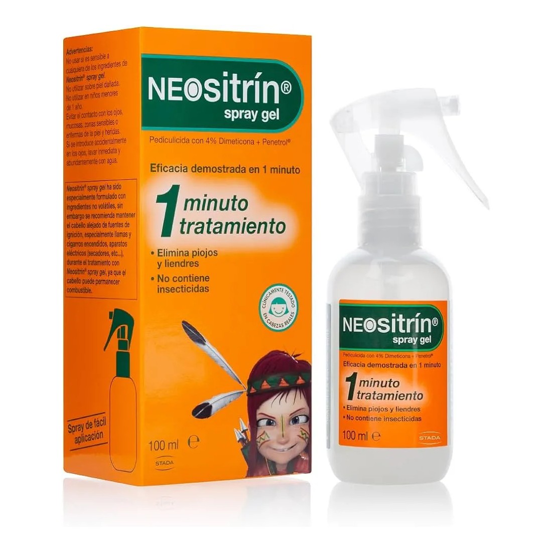 Neositrin Spray Gel Antipiojos 100 Ml