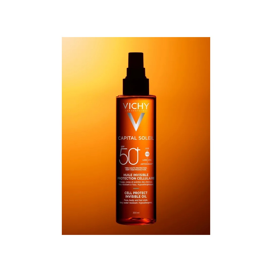 MasParafarmacia: Vichy Capital Soleil Aceite Invisible Cell Protect SPF50+ 200 ml