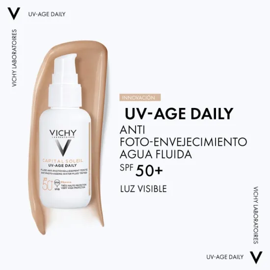 Vichy Capital Soleil UV-Age Daily Water Fluid Color Spf50+ 40 ml tono