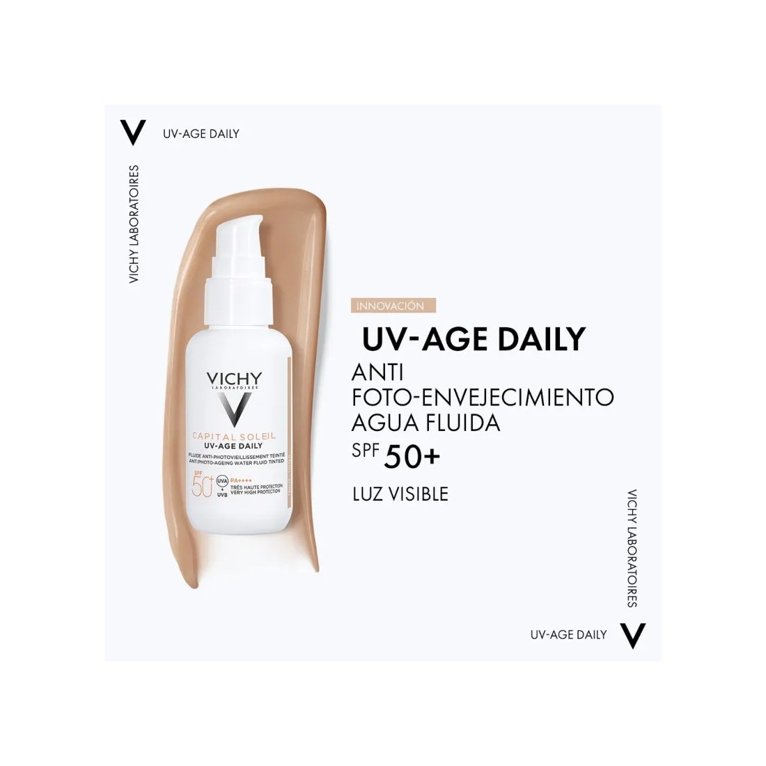 Vichy Capital Soleil UV-Age Daily Water Fluid Color Spf50+ 40 ml tono