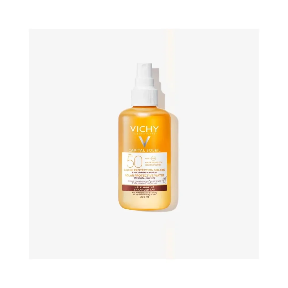 Vichy Capital Soleil Agua De Protección Solar y Luminosidad SPF50 200 ml