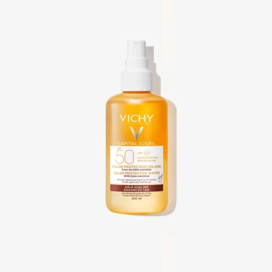 Vichy Capital Soleil Agua De Protección Solar y Luminosidad SPF50 200 ml