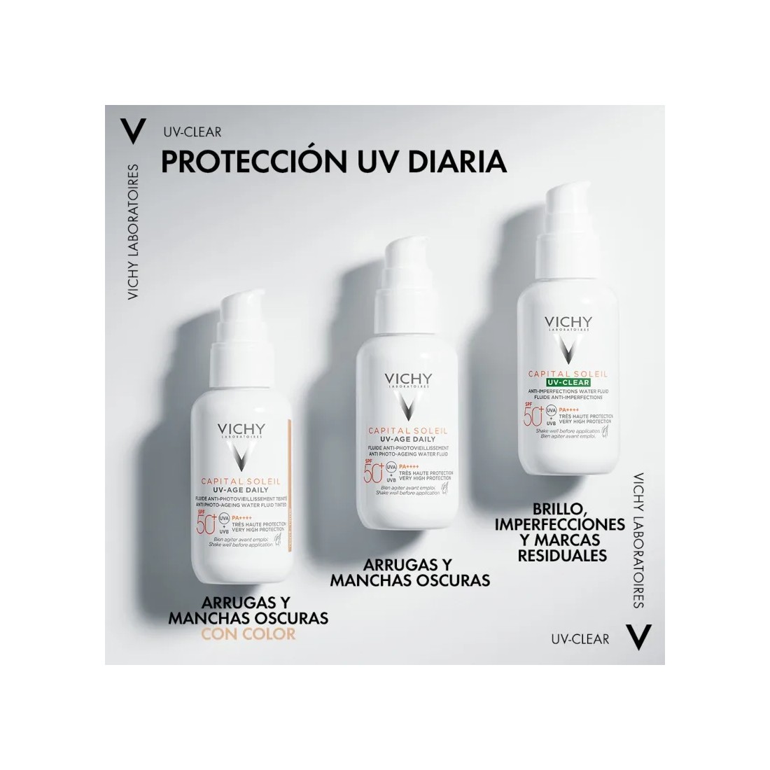 Vichy Capital Soleil UV-Clear SPF50+ 40 ml gama