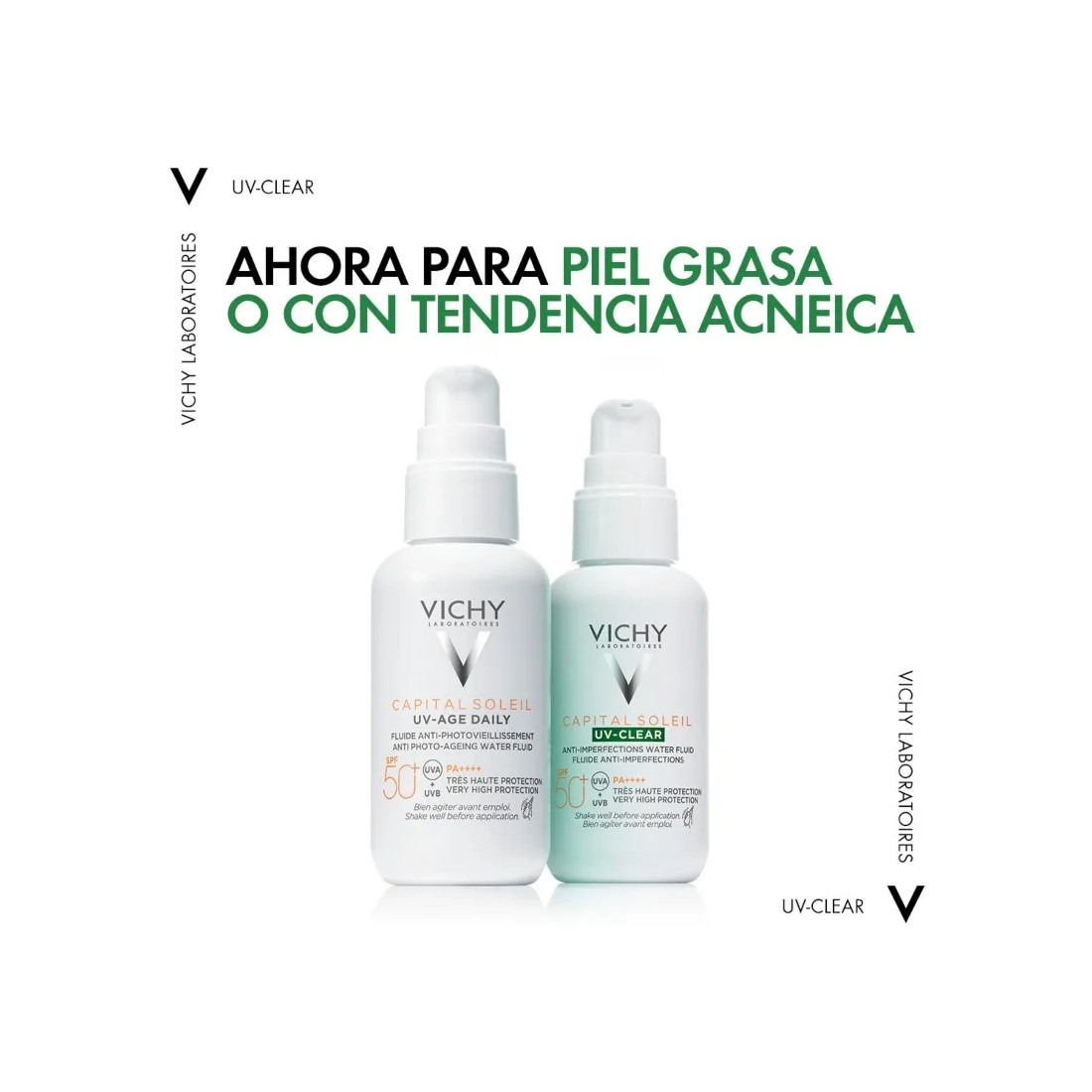 Vichy Capital Soleil UV-Clear SPF50+ 40 ml tipo de piel