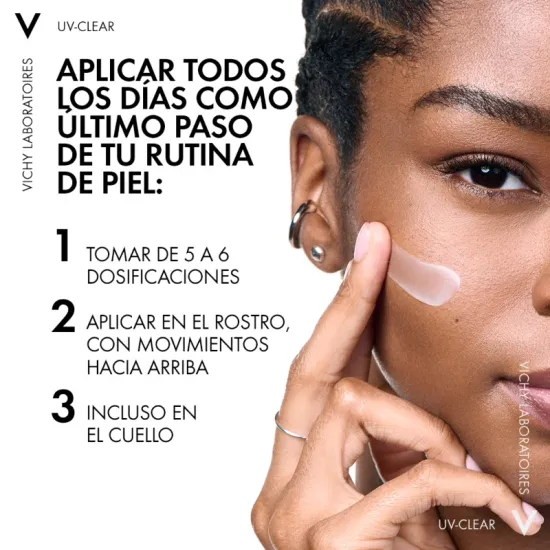 Vichy Capital Soleil UV-Clear SPF50+ 40 ml modo de uso