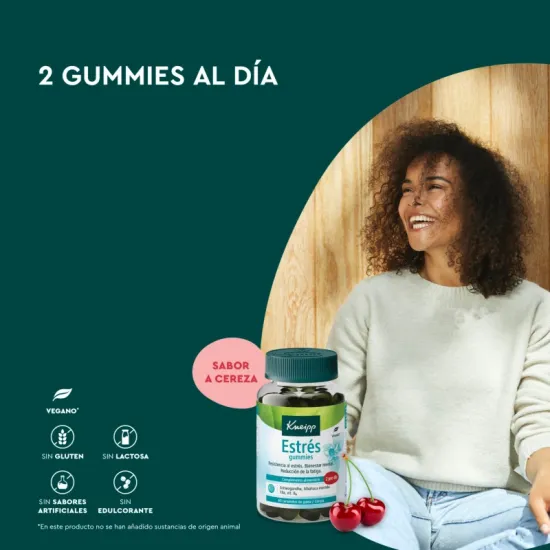 Kneipp Gummies Estrés 60 Unidades indicaciones