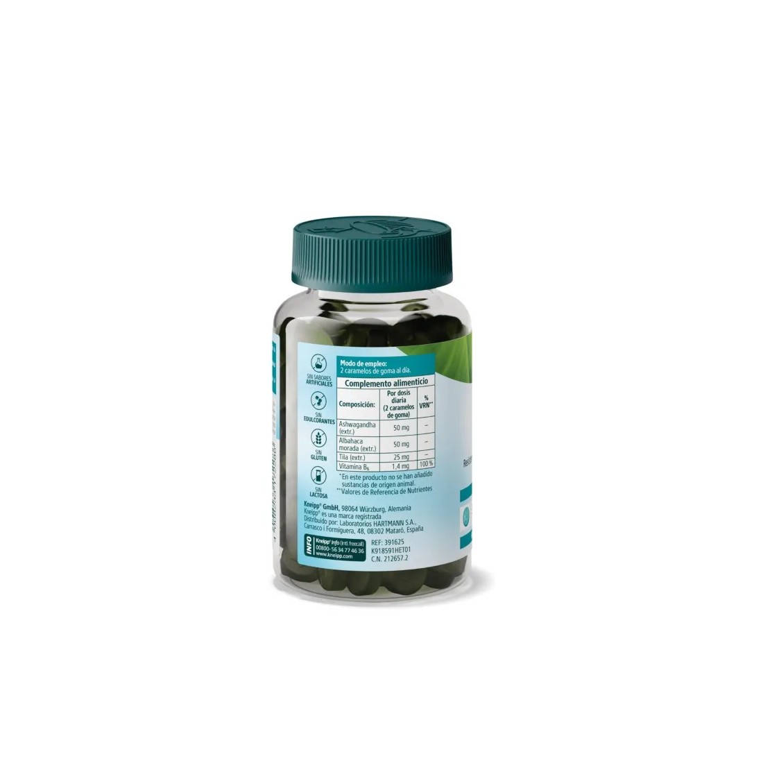 Kneipp Gummies Estrés 60 Unidades lateral