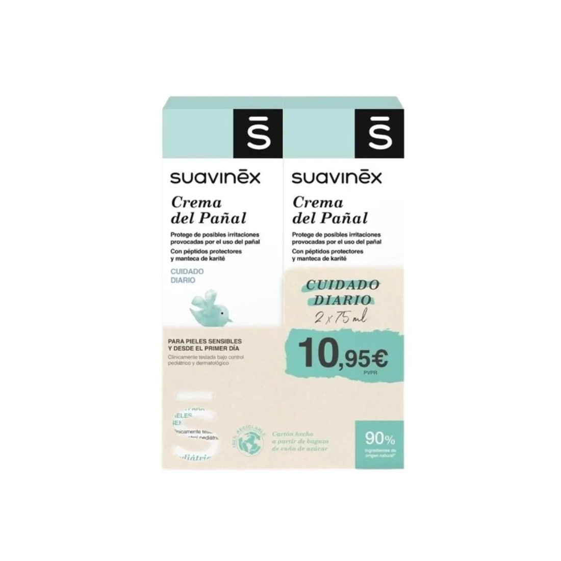 Suavinex Crema Pañal 2x75Ml