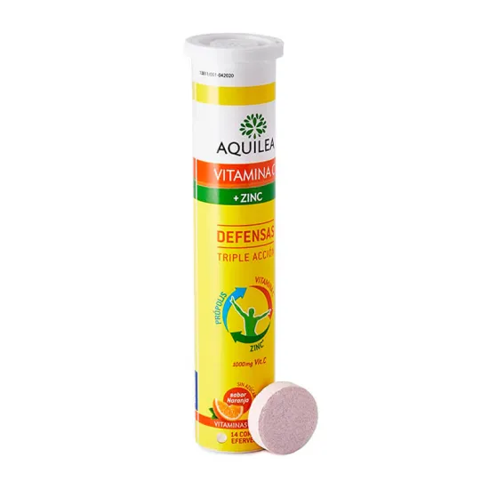 Aquilea Vitamina C + Zinc 14 Comprimidos Efervescentes contenido