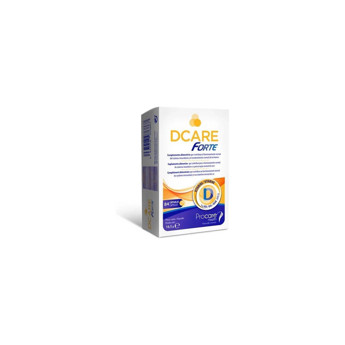 DCARE Forte 84 Cápsulas