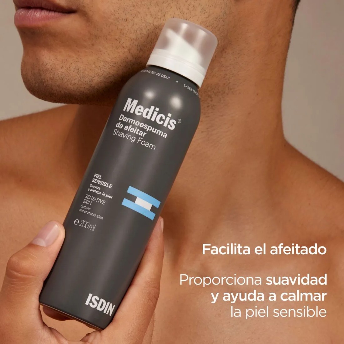 Isdin Medicis Dermoespuma De Afeitar 200 ml caracteristicas