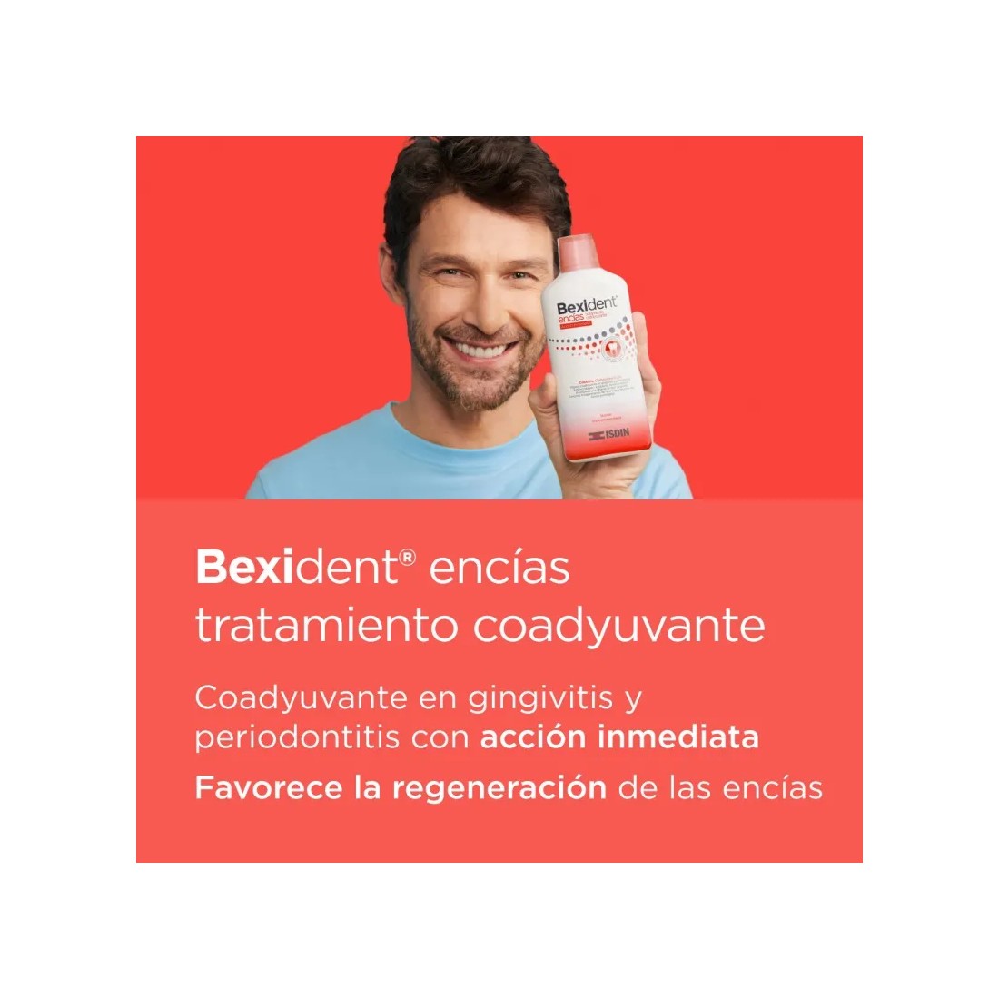 Compra ISDIN Bexident Encías Tratamiento Coadyuvante Colutorio 250ml al mejor precio | Más Parafarmacia