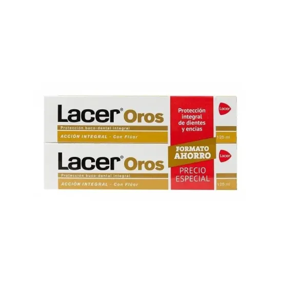 Lacer Oros Pasta Dental Duplo 2x125 ml