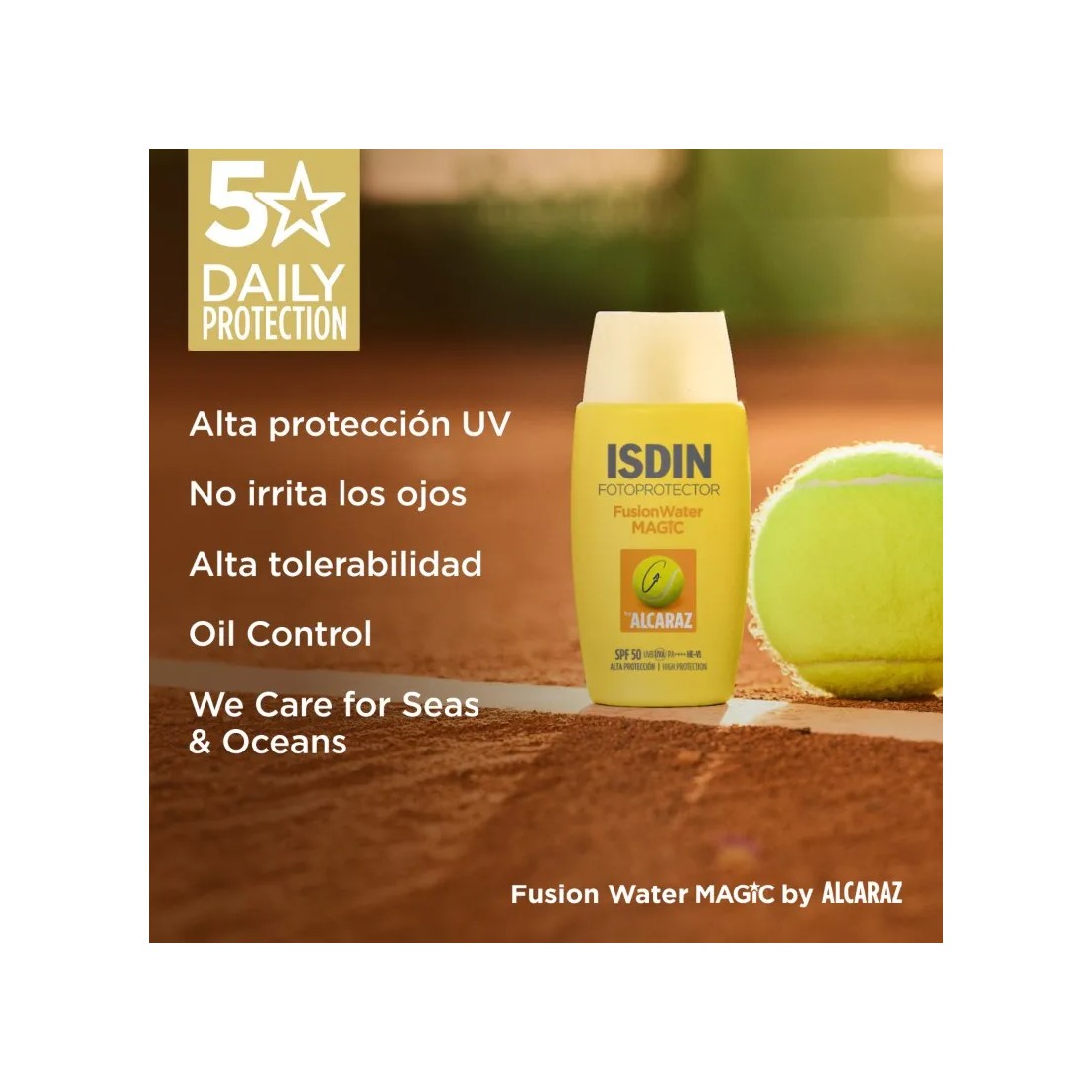 Compra Isdin Fusion Water Magic By Alcaraz SPF50+ 50 Ml | MasParafarmacia