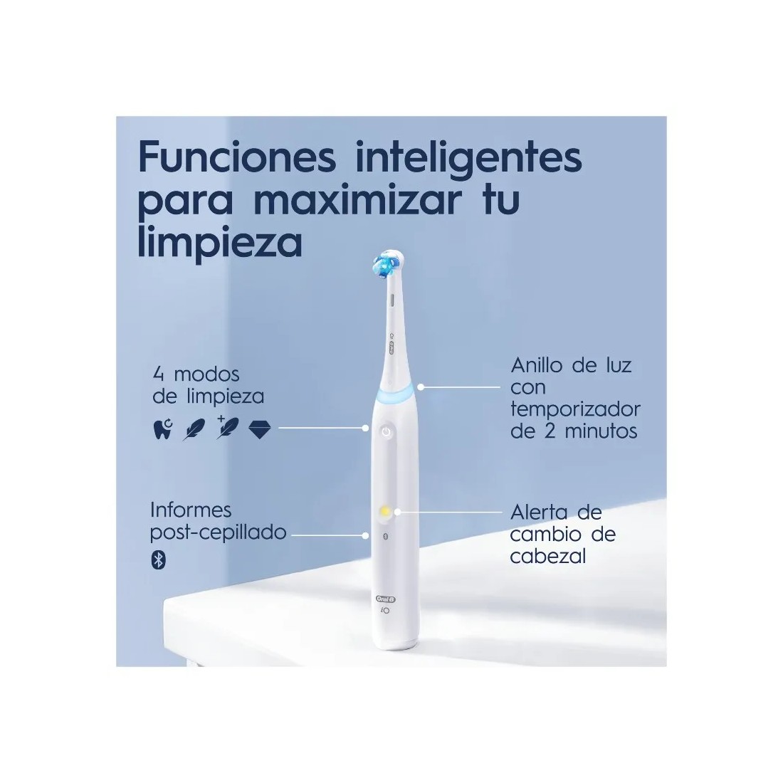 Oral-B Cepillo Eléctrico iO Limpieza y Protección beneficios