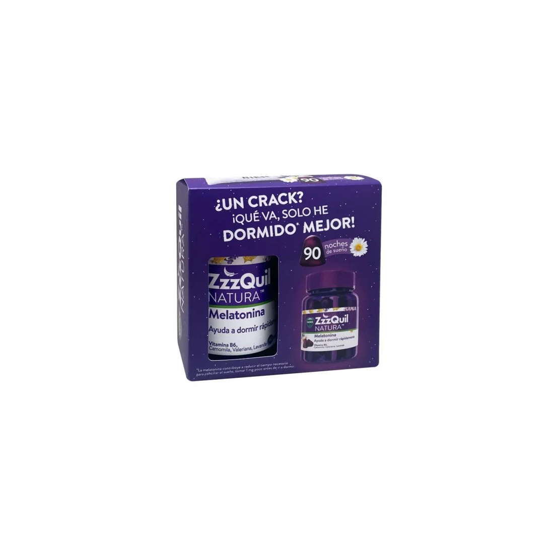 Vicks Zzzquil Natura PACK Melatonina Frutos del Bosque 90 Gominolas