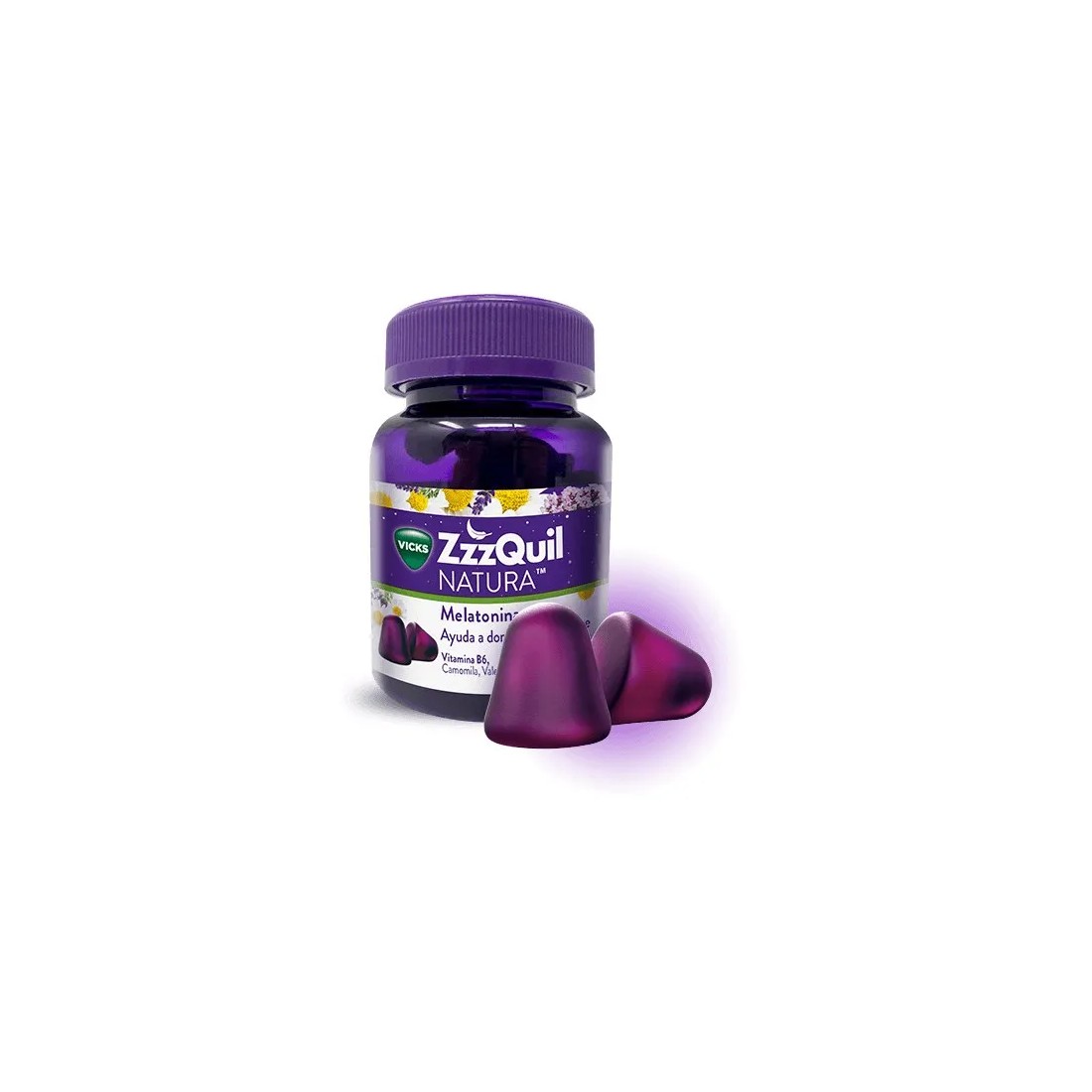 Comprar Vicks Zzzquil Natura PACK Melatonina Frutos del Bosque 90 Gominolas