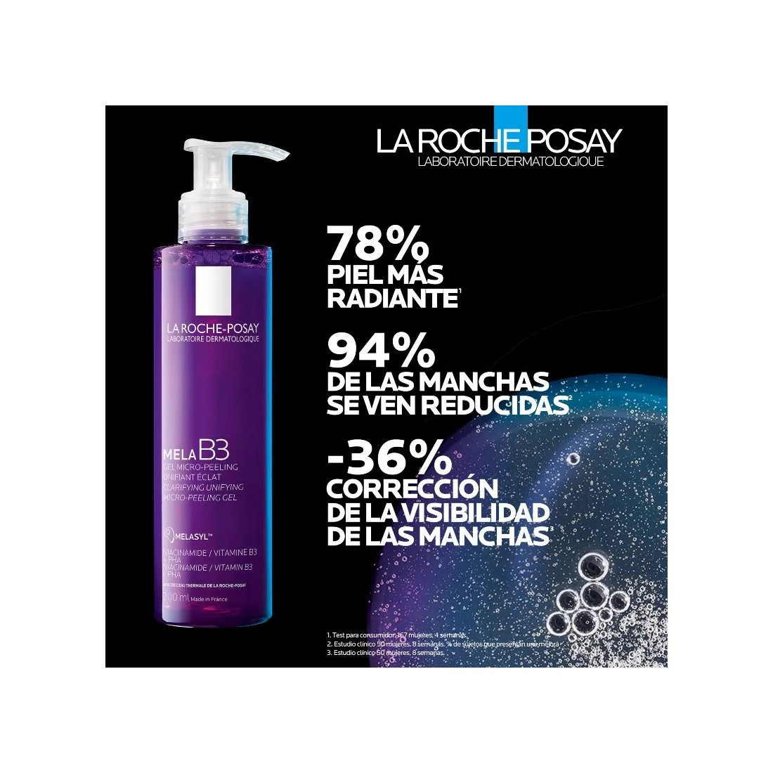 La Roche Posay Mela B3 Limpiador 200 ml caracteristicas