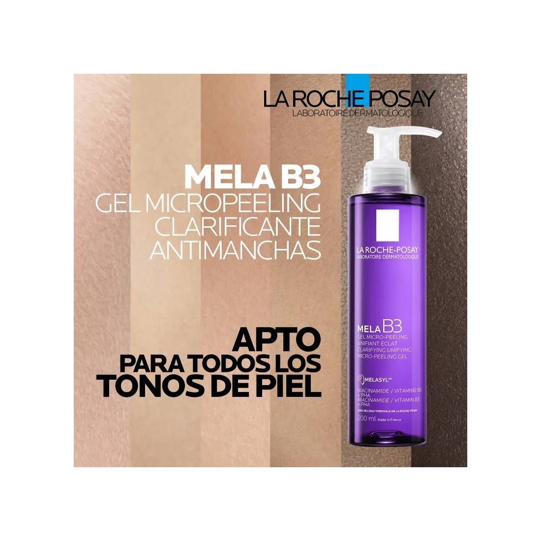 La Roche Posay Mela B3 Limpiador 200 ml indicaciones