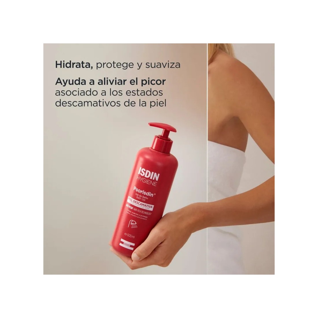 Comprar Isdin Psorisdin Gel De Baño 500 ml | MasParafarmacia