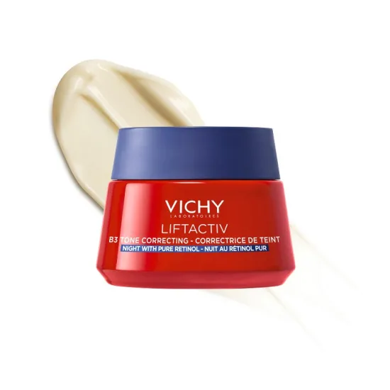 Vichy Liftactiv B3 Crema Antimanchas Noche Retinol Puro 50 ml textura