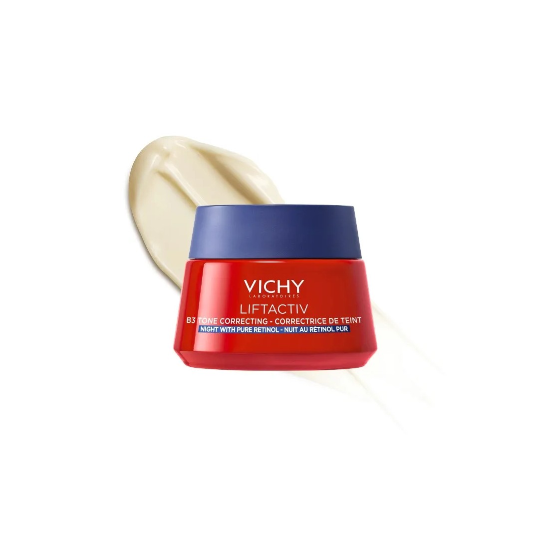 Vichy Liftactiv B3 Crema Antimanchas Noche Retinol Puro 50 ml textura