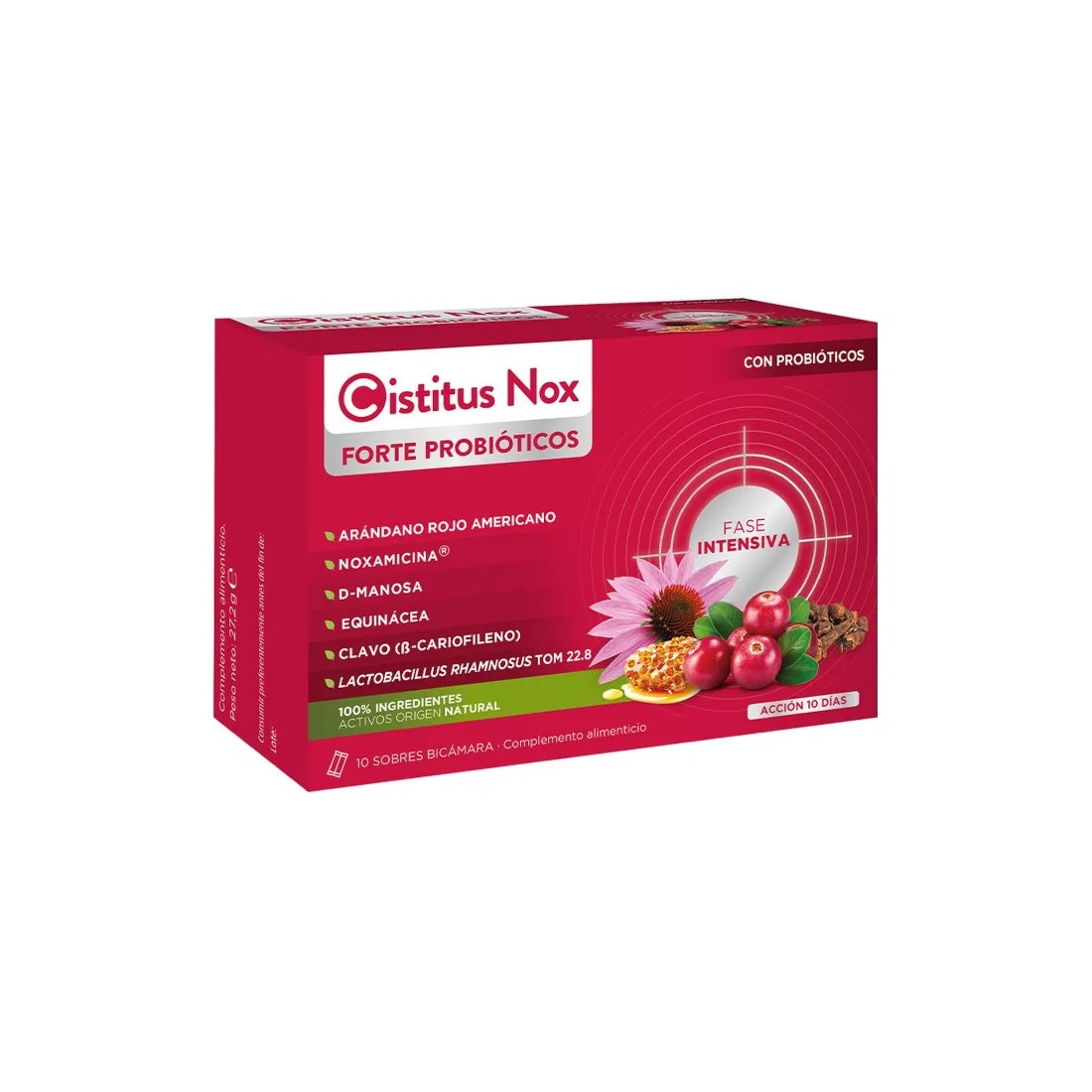 Compra Cistitus Nox Forte Probióticos 10 Sobres al mejor precio | Más Parafarmacia
