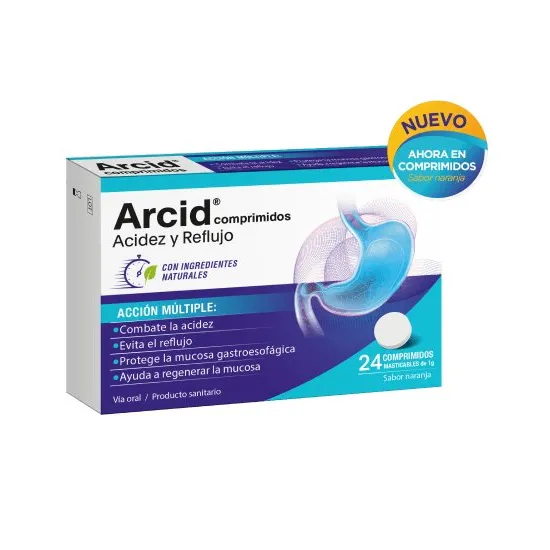 Arcid Acidez y Reflujo 24 Comprimidos