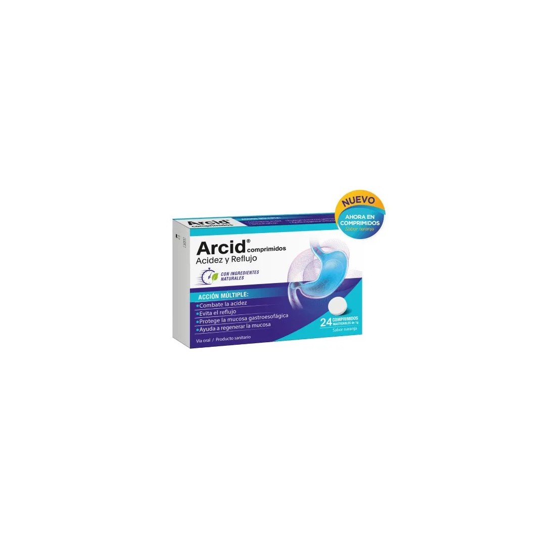 Arcid Acidez y Reflujo 24 Comprimidos
