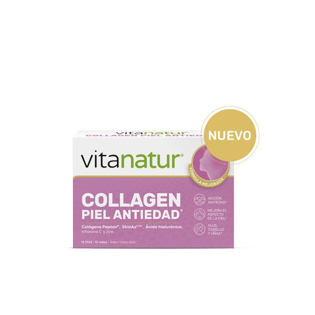Compra Vitanatur Collagen Piel Antiedad 15 Viales al mejor precio | Más Parafarmacia