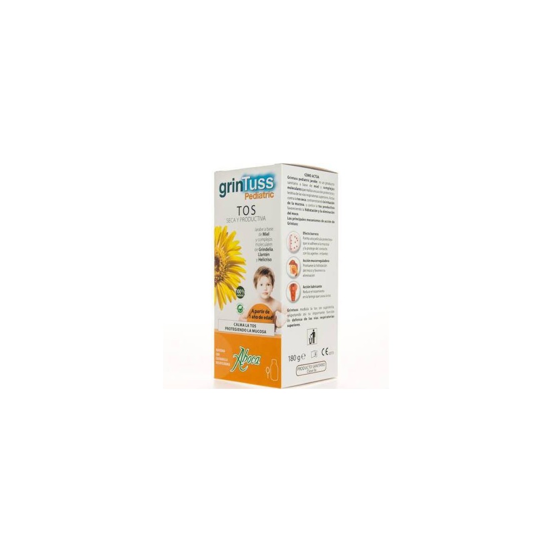 Compra Aboca Grintuss Jarabe Pediatrico 180 Gramos  al mejor precio | Más Parafarmacia