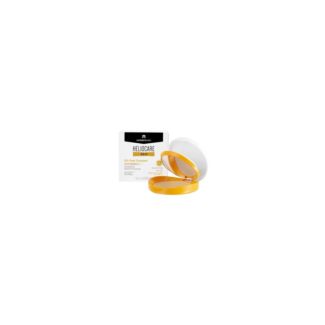 Heliocare 360º Oil-Free Compacto Perla SPF50+ 10 gr