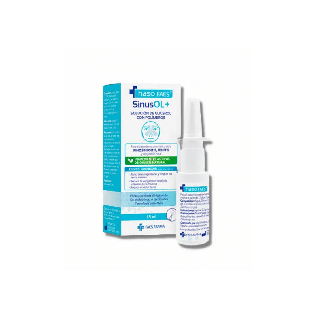 Compra Naso Faes Sinusol+ Spray Nasal 15ml al mejor precio | Más Parafarmacia