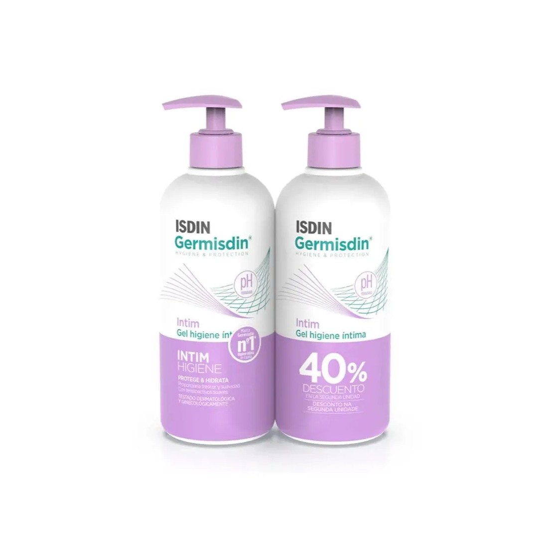 Isdin Germisdin Duplo Higiene Intima Gel Dosificador 2x250 Ml