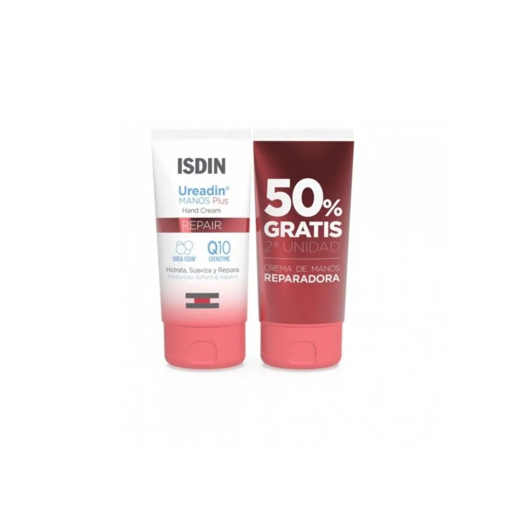 Isdin Ureadin Plus Duplo Crema Manos Reparadora 2x50 Ml