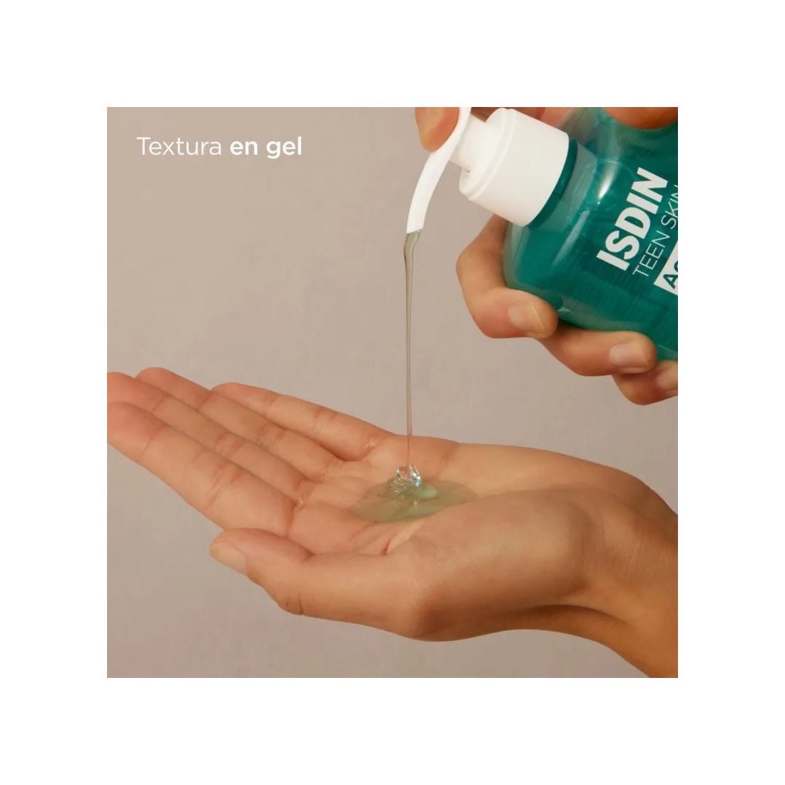 ISDIN Acniben Gel Limpiador Matificante 400 ml textura