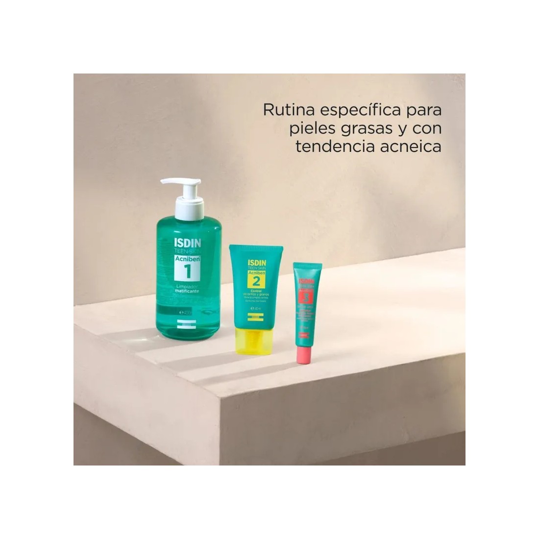 ISDIN Acniben Gel Limpiador Matificante 400 ml gama