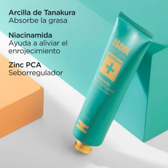 Isdin Acniben Mascarilla Facial Purificante 75 Mlpropiedades