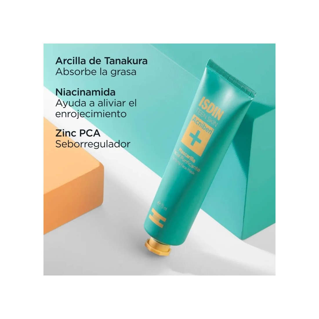 Isdin Acniben Mascarilla Facial Purificante 75 Mlpropiedades