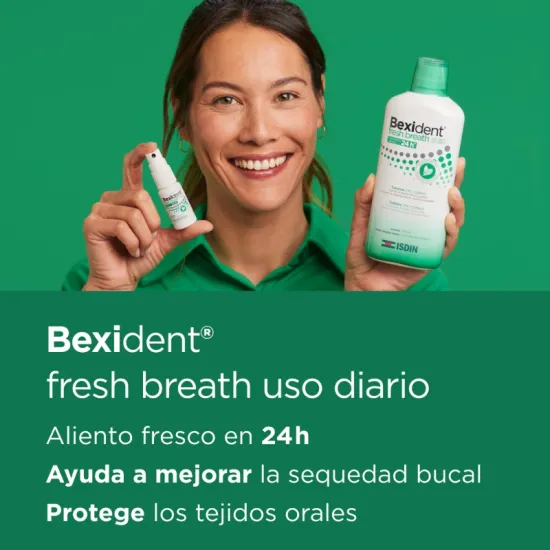 ISDIN Bexident Fresh Breath Aliento Fresco Colutorio 500ml caracteristicas