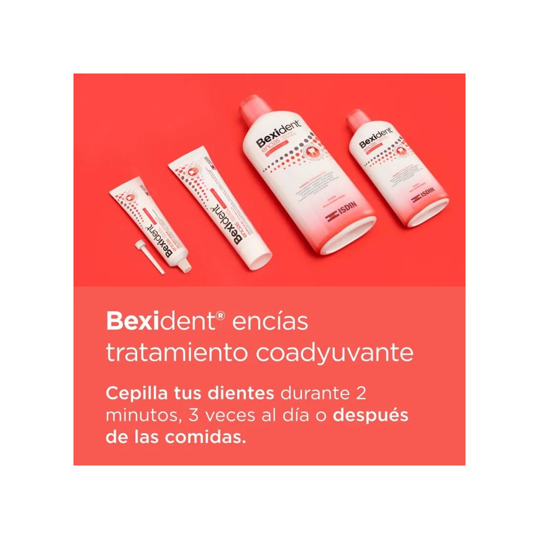 ISDIN Bexident Encías Tratamiento Coadyuvante Gel Dentífrico 75 Ml cómo usar