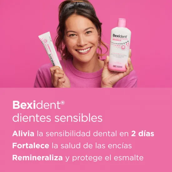 ISDIN Bexident Dientes Sensibles PACK Colutorio + Pasta Dentífrica 500ml+75ml beneficios