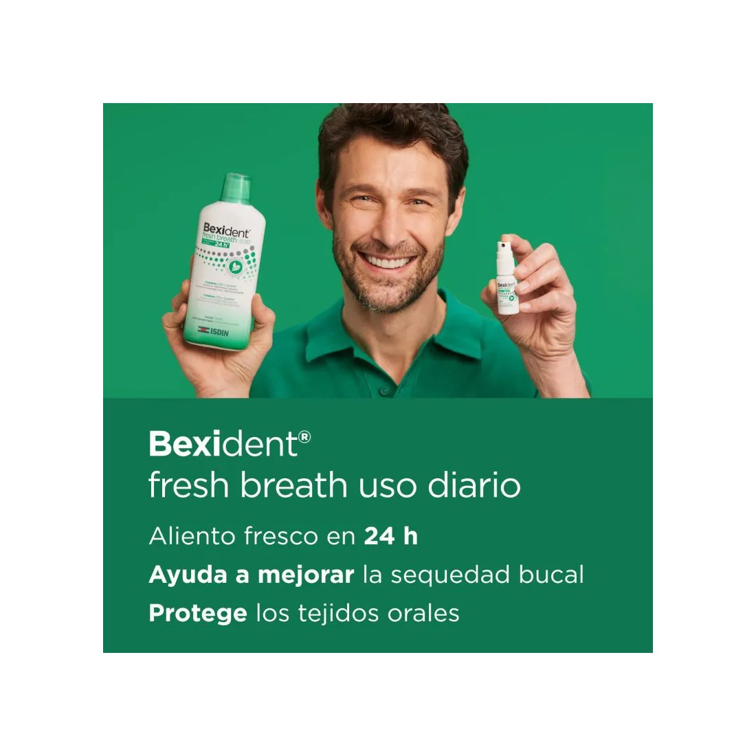 ISDIN Bexident Fresh Breath Spray 15 Ml beneficios